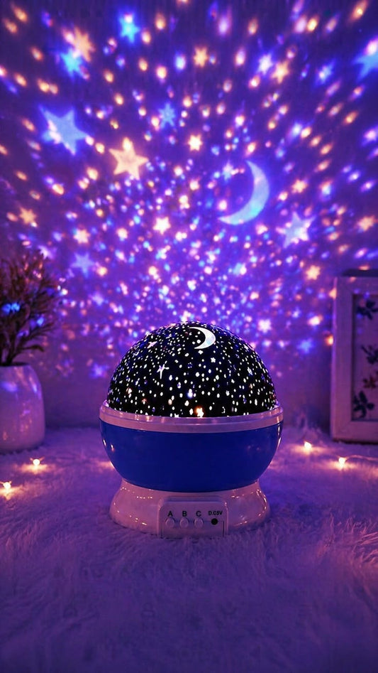 Star Master Projector with USB Wire Colorful Romantic LED Star Master Sky Night Projector Bed Light Lamp