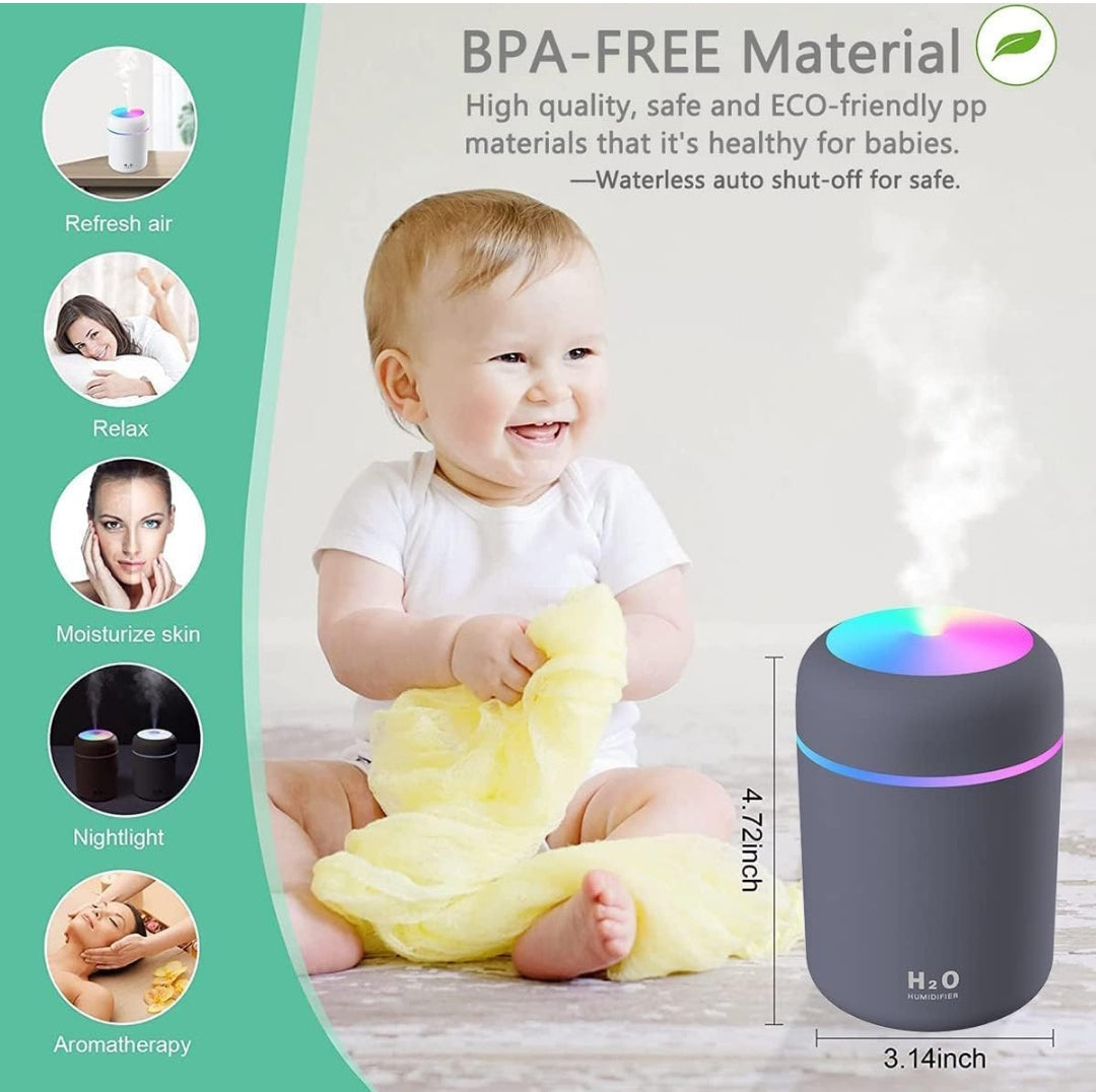 Essential Oil Diffuser & Humidifier – Ultrasonic Cool Mist