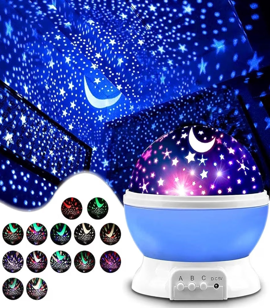Star Master Projector with USB Wire Colorful Romantic LED Star Master Sky Night Projector Bed Light Lamp