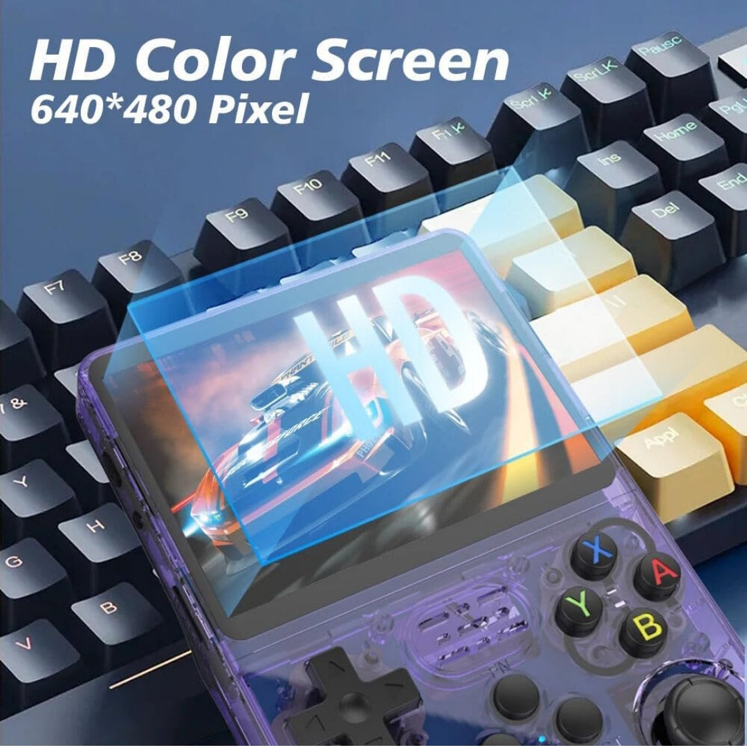 R36S Retro Handheld Game Console with 64G Built-in 15000+ Classic Games