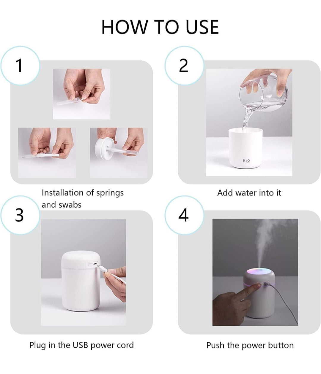 Essential Oil Diffuser & Humidifier – Ultrasonic Cool Mist