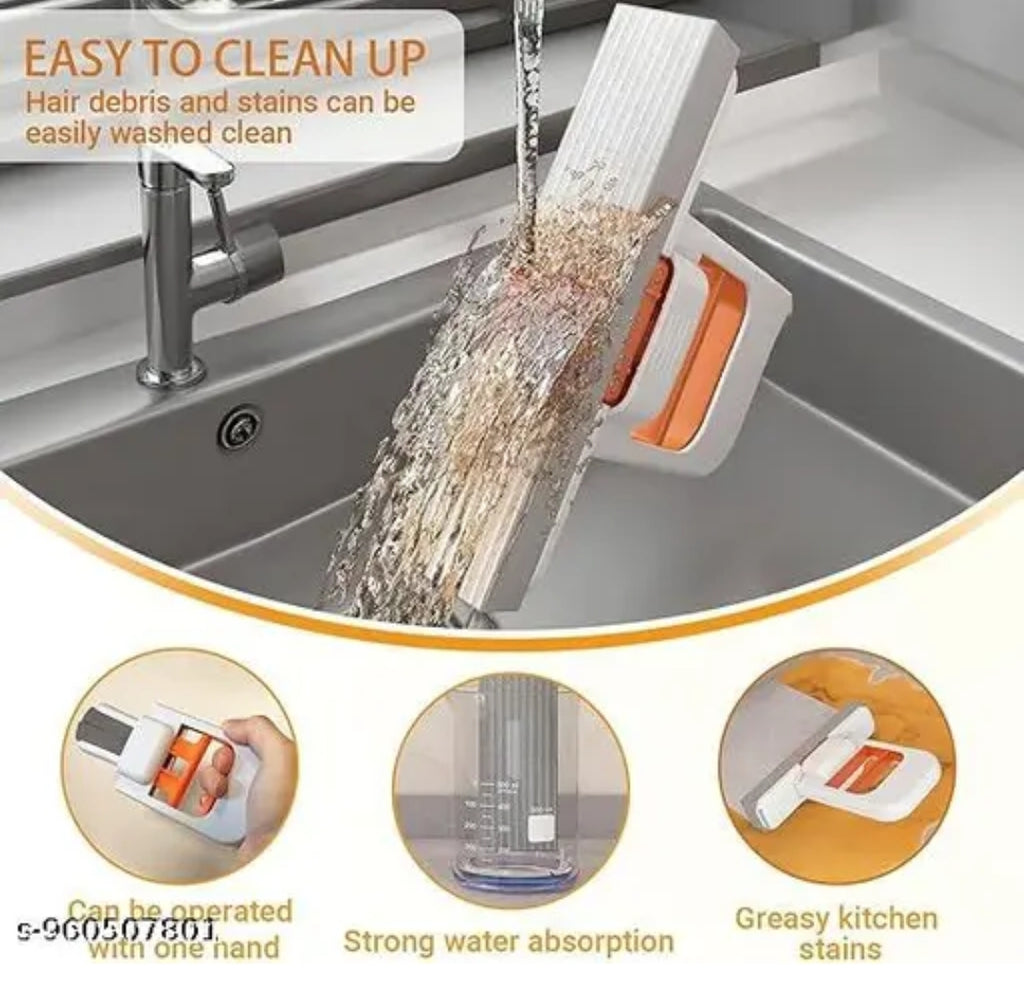 Mini Foldable Desktop Mop, Portable Cleaning Sponge