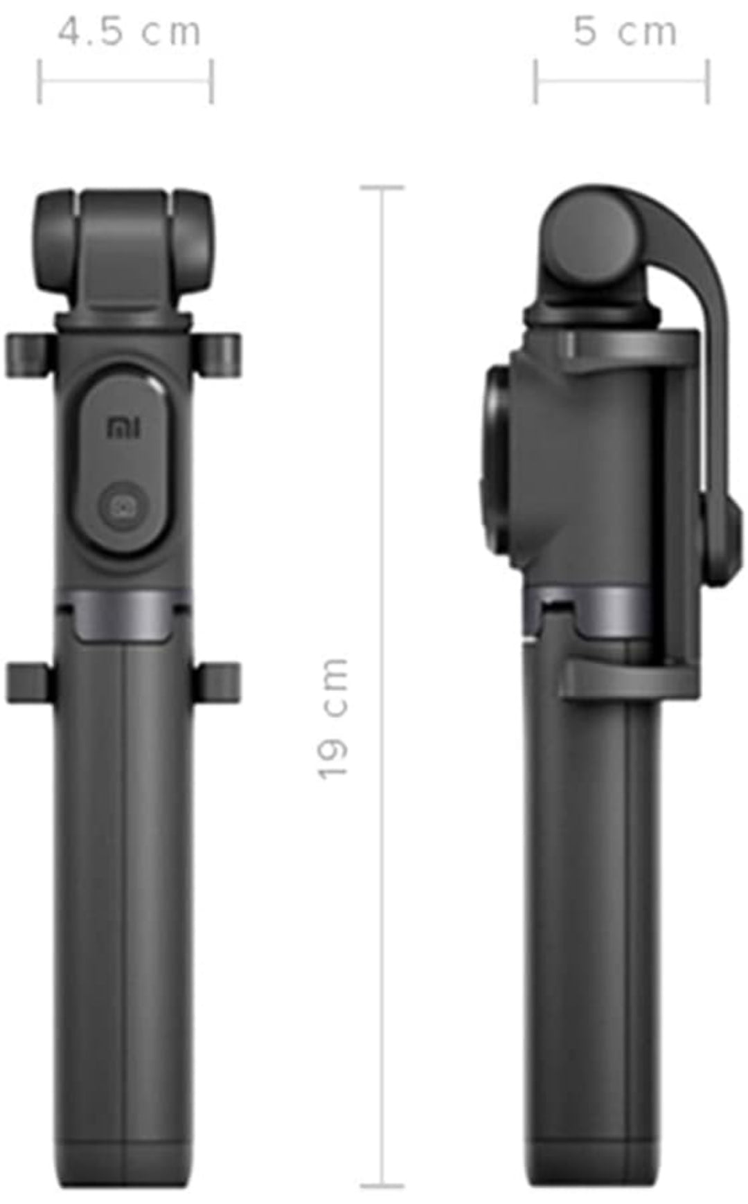 Micro USB Rechargeable Bluetooth Remote, Tripod Stand, Multifunctional Selfie Stick with Extendable Aluminium Monopod