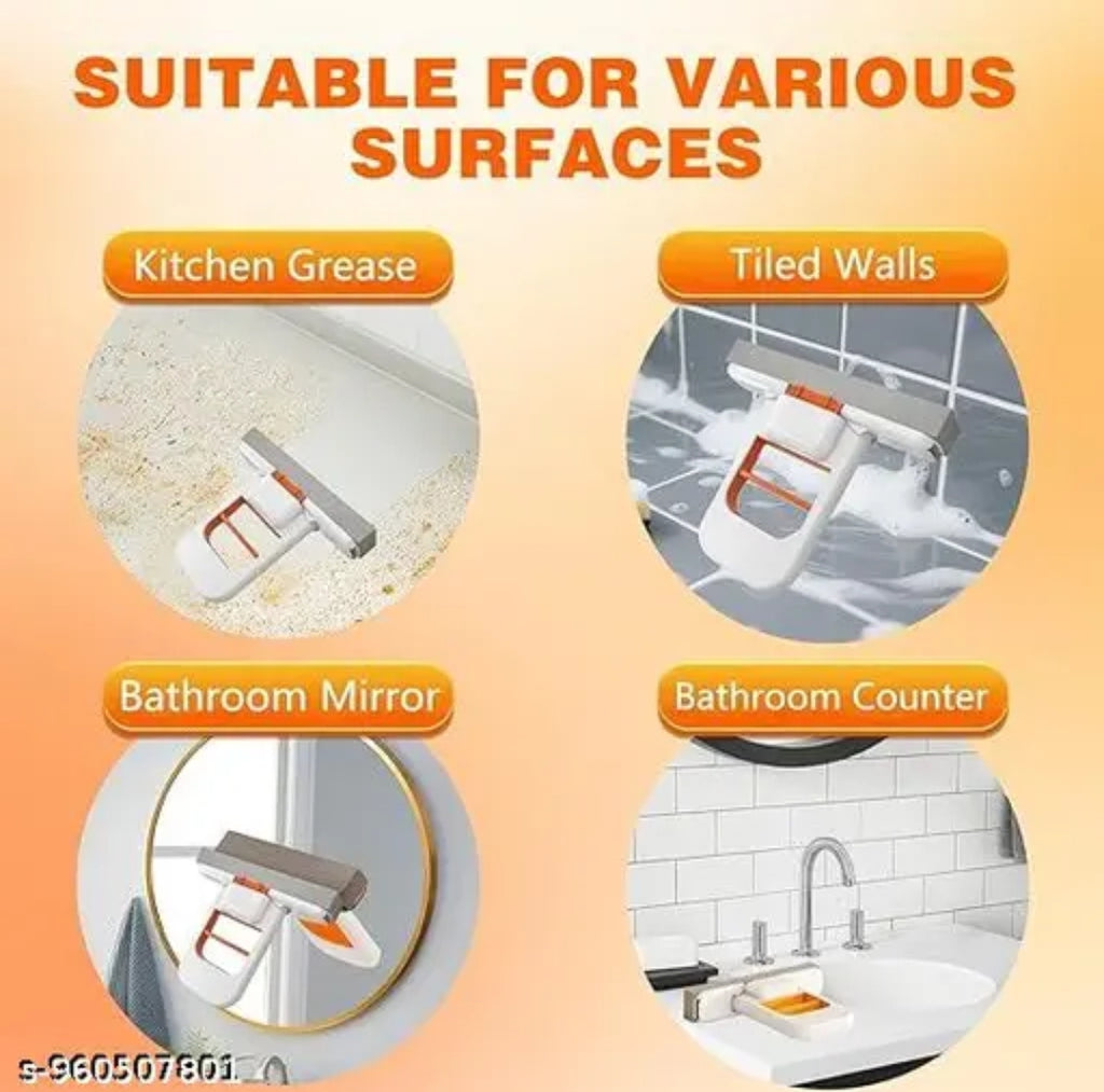Mini Foldable Desktop Mop, Portable Cleaning Sponge
