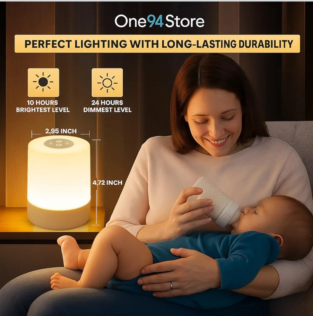 Touch Control LED Table Lamp – USB Rechargeable